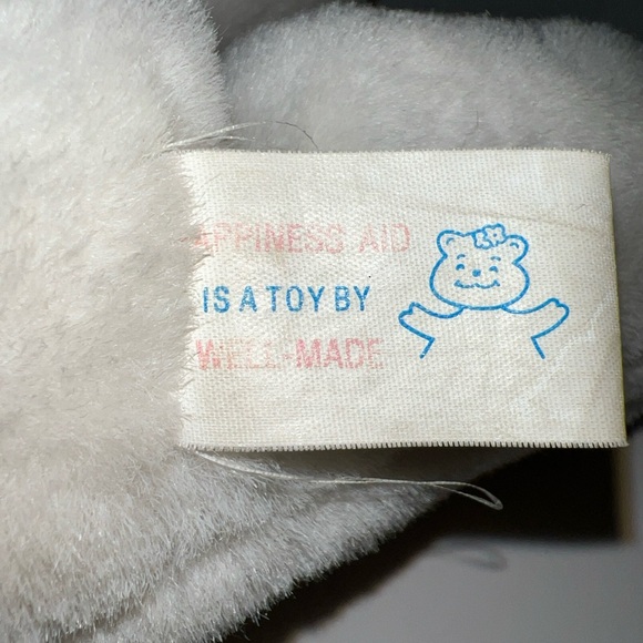 VINTAGE 1993 HAPPINESS AID TOY WELL MADE LAMB / SHEEP STUFFED ANIMAL PLUSH STAR - Picture 7 of 10